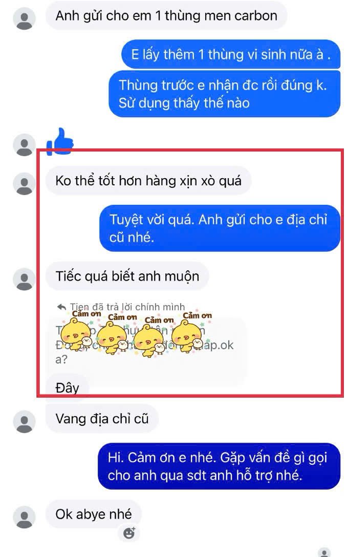 Feedback khách Carbon hàng xịn - Thiện Mũ Cối