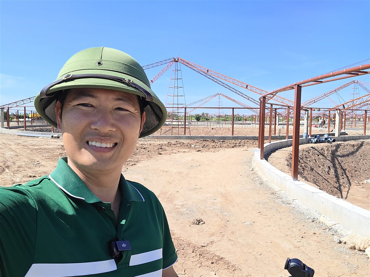 Phác đồ xử lý khí độc trong ao nuôi tôm - Vũ Đức Thiện tại khu ao trại Ninh Bình