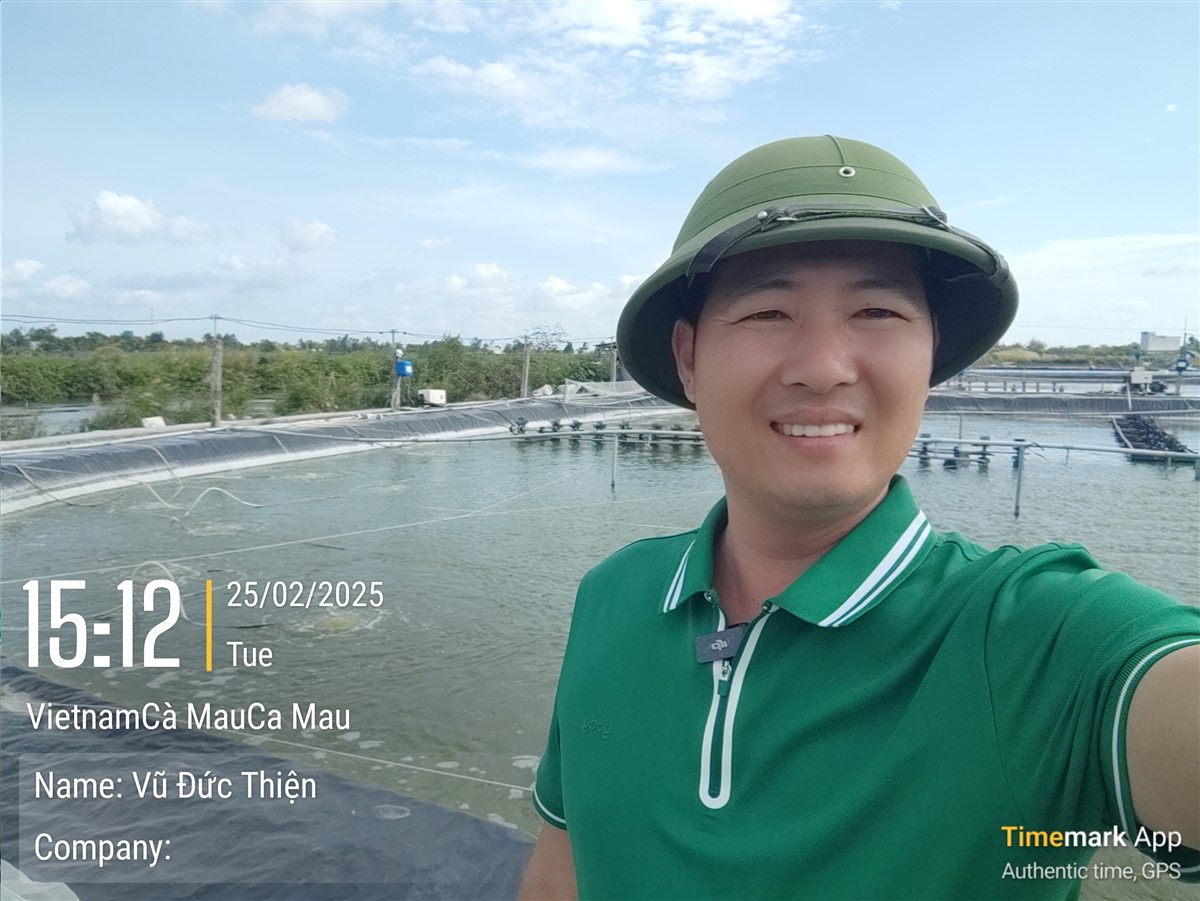 Ao bạt nuôi tôm bố trí quạt nước tròn quanh ao